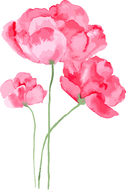 Icon Wasserfarbe Blume