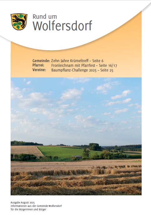 Rund um Wolfersdorf Ausgabe August 2025