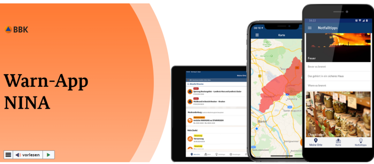 NINA Warn-App Anleitung