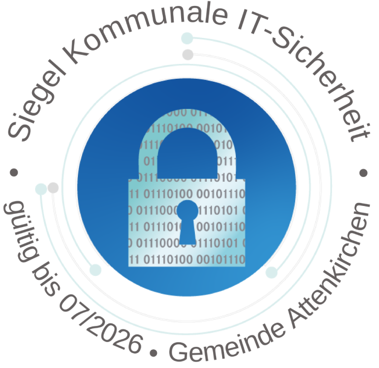 Siegel Kommunale Sicherheit Gemeinde Attenkirchen 07/2026