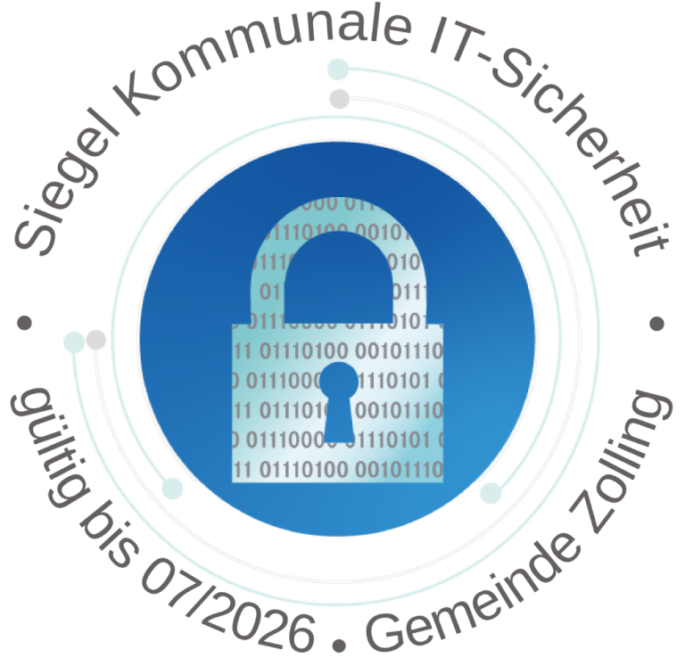 Siegel Kommunale Sicherheit Gemeinde Zolling 07/2026