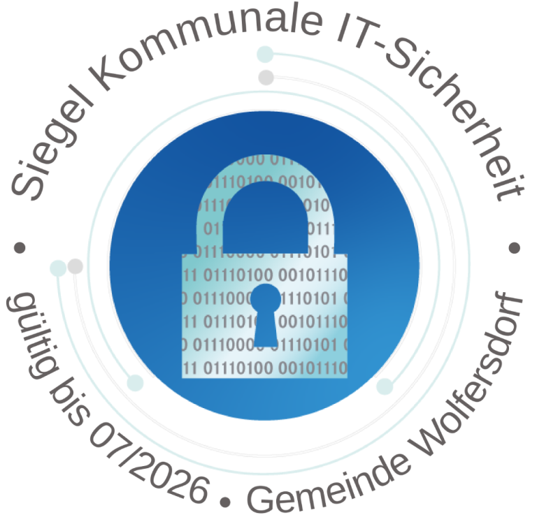 Siegel Kommunale Sicherheit Gemeinde Wolfersdorf 07/2026
